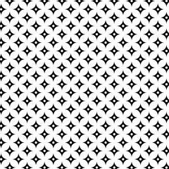 Seamless black and white diamond grid pattern.