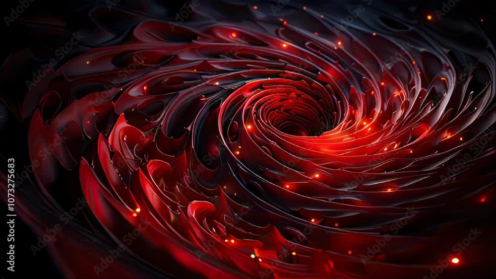 Aufkleber abstract background. luminous swirling. elegant glowing circle. sparking particle. space tunnel. glo