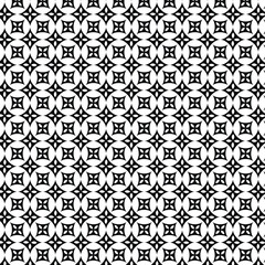 Seamless black and white diamond grid pattern.