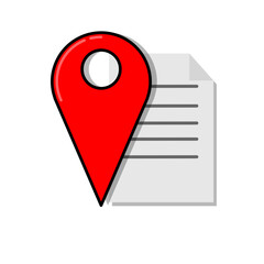 home direction location pin icon. illustration of the home location sharing icon, home location pin. flat style vector. eps 2