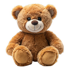 Obraz premium Brown teddy bear isolated on transparent background