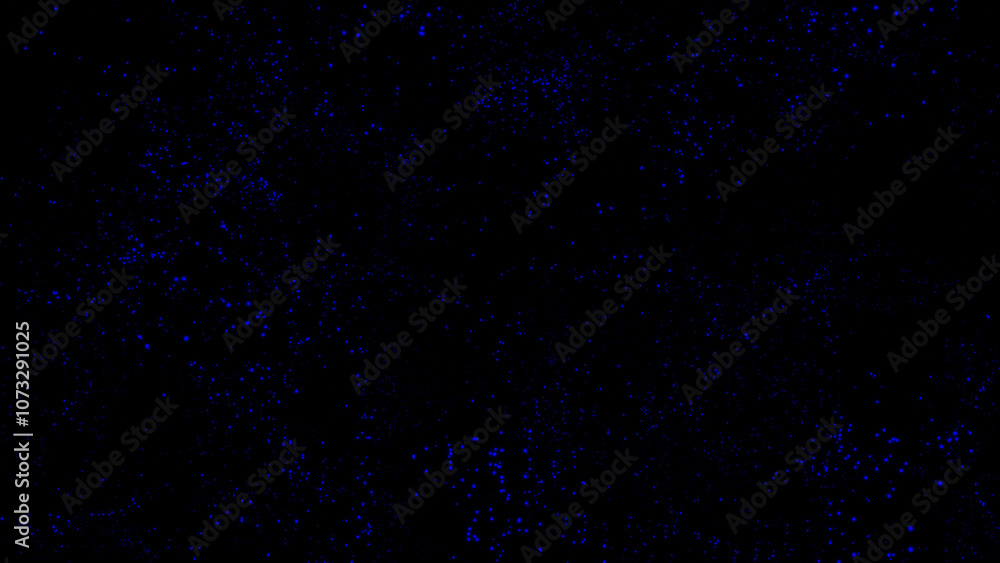 Poster abstract motion graphics background. blue christmas abstract particles dot sparkles. abstract floati