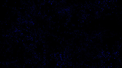 Abstract motion graphics background. Blue Christmas abstract particles dot sparkles. Abstract floating particle background with copy space