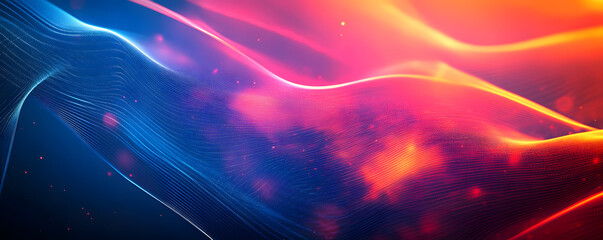 Digital background perfect for tech processes, neural networks, artificial intelligence, data transfer and encryption, digital archives, sound and graphic presentations, science, education, etc.