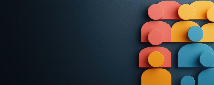 Search bar on a recruitment platform filtering suitable candidates, recruitment, technology concept for efficient employee selection, 3D illustration