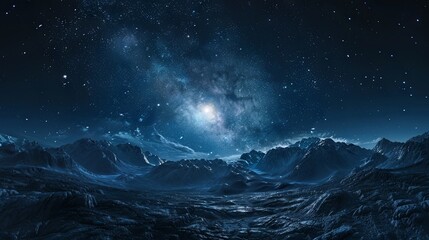 night sky illustration