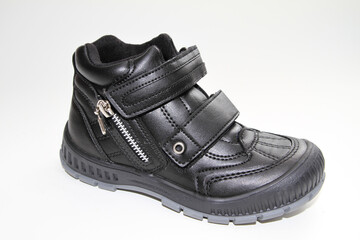 Children's shoe models side view white background unbranded model.