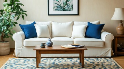 Contemporary Living Room with Sustainable Furniture
