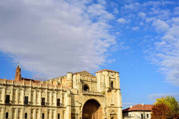 Fototapeta premium Fachada de Palacio San Marcos en León