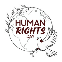 Human Rights Day 10 December, Human Rights issues.