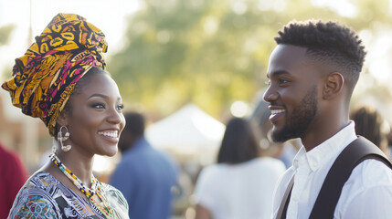 Cultural Festival Reporter Engaging with Local Performers and Spectators