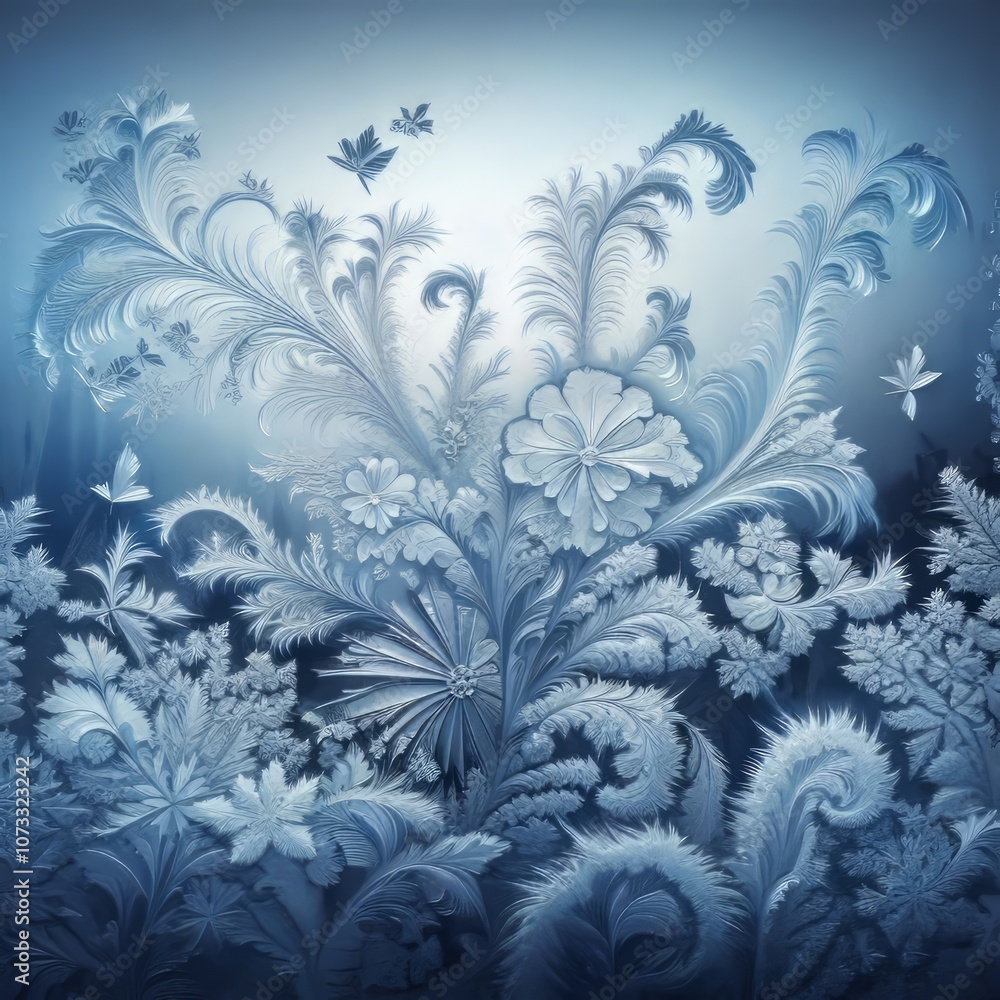 Poster frozen window patterns