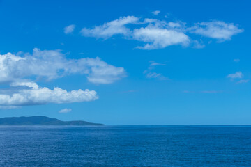 Passing La Digue On The Ferry Transfer
