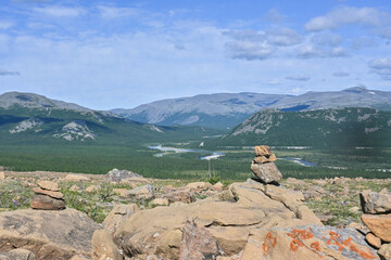 Polar Ural Mountains, Sob River Valley.