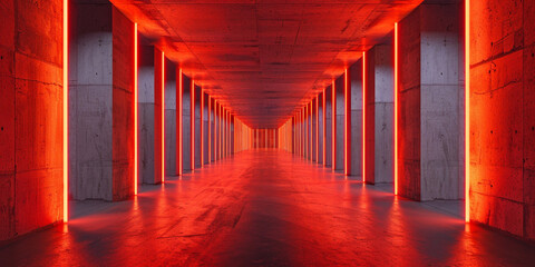 Stylish Red Element Background

