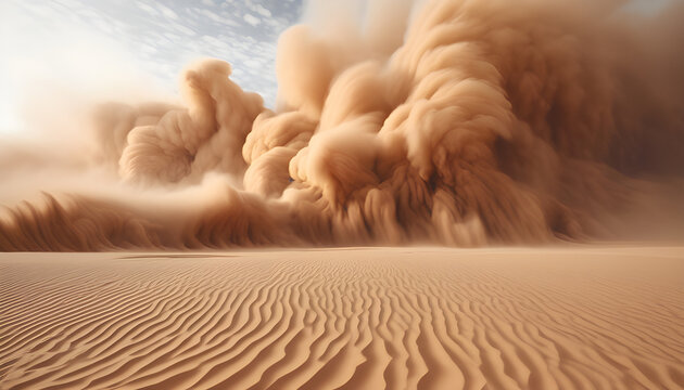 Horrifying images of natural disasters, desert storms, droughts caused by global warming