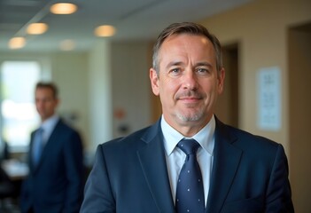 A businessman generated by AI.