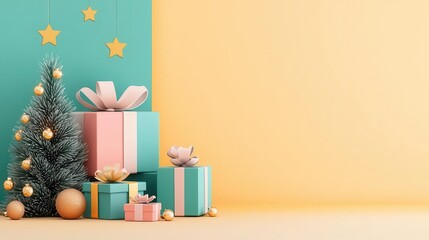 Festive Christmas sale email template,  Shop Now  button, holiday theme