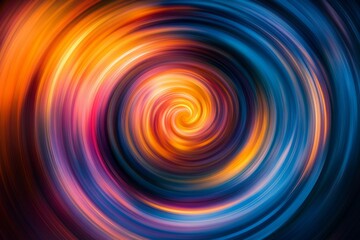 Abstract Swirling Colors