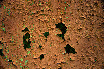Grunge rusty metal texture background vector illustration
