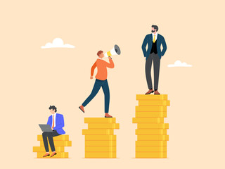 Income inequality creates social gaps in the capitalist system