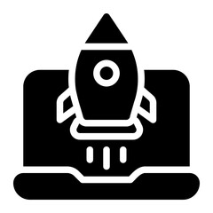 startup glyph icon