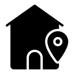 homestay glyph icon