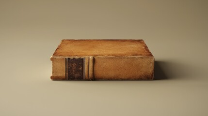 Discover the timeless beauty of an antique book with rich history and unique design elements