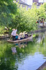くらしき川舟流し・倉敷美観地区（岡山県・倉敷市）