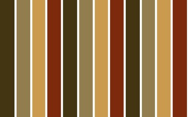 Seamless striped pattern in brown and green colors. Wallpaper design illustration. Fashionable print. For art projects, scrapbooking, design paper, gift wrap