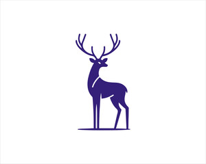 deer silhouette vector