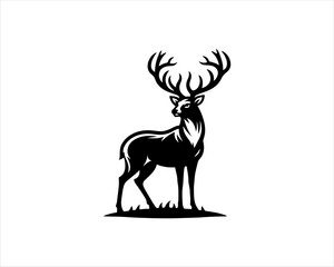 deer silhouette vector