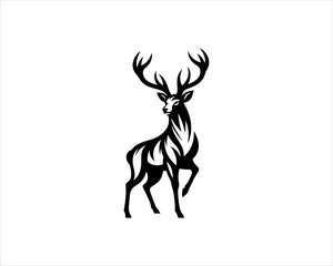deer silhouette vector