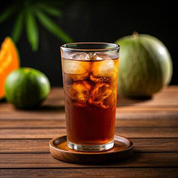 winter melon tea served in disposable cup taiwan style