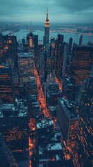 Fototapeta premium Wealth and poverty contrast, futuristic dystopian cityscape