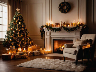 Merry christmas celebration festival background