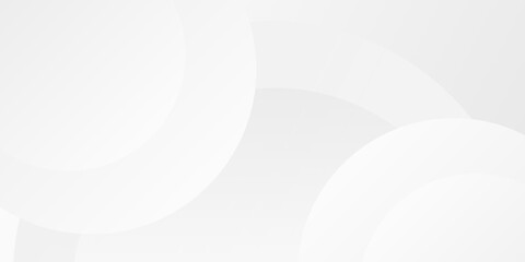 Abstract white geometrical shapes background with gradient