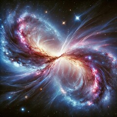 Cosmic Collision of Galaxies