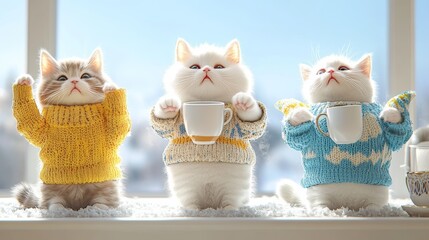 Obraz premium Create a Delightful Collection of Illustrations Featuring Whimsical Designs, Colorful Patterns, and Creative Artwork for Various Creative Projects and Marketing Needs