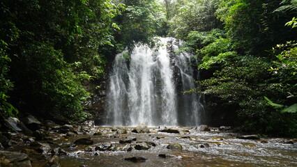 Tropical waterfall in North Queensland Australia jungle paradise Ellinjaa falls