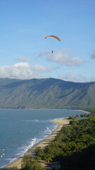Paraglider in tropical north queensland