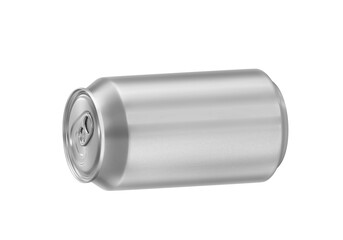 Aluminum can, transparent background