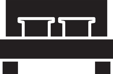 Bed Glyph Icon