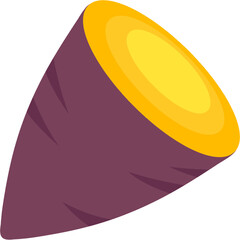 Sweet potato. Sweet Sliced