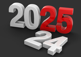 Happy New Year - 3D Render