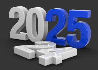 Happy New Year - 3D Render