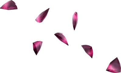 black and pink gemstone