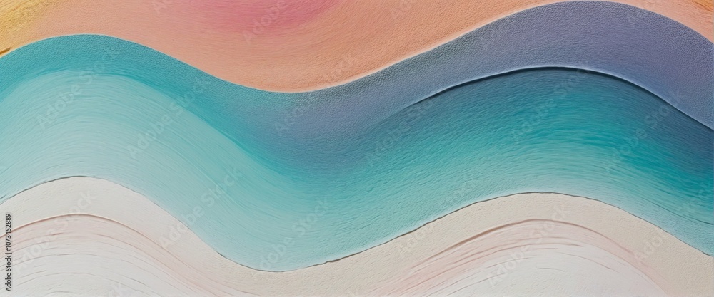 Poster delicate abstract gradient with subtle grainy texture in pastel colours