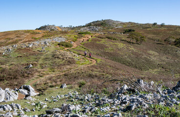 霊仙山のカルスト地形