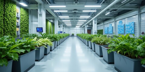 AI-Controlled Indoor Plant Factory Environment